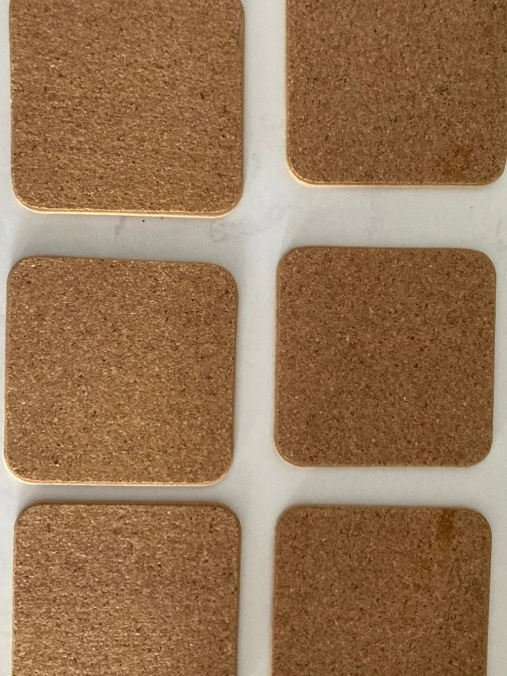 Scandinavian Dala Horse Coasters Set of 6 Cork Back Signed Mia L Swedish EUC